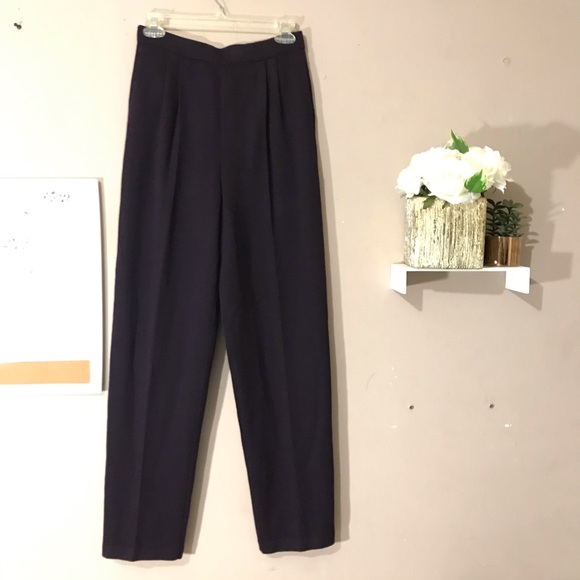 St. John Pants - St. John Collection Knit Pleated High Rise Pants